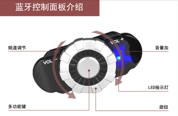 藍(lán)牙頭盔連接，手機(jī)連接摩托車耳機(jī)1秒完成